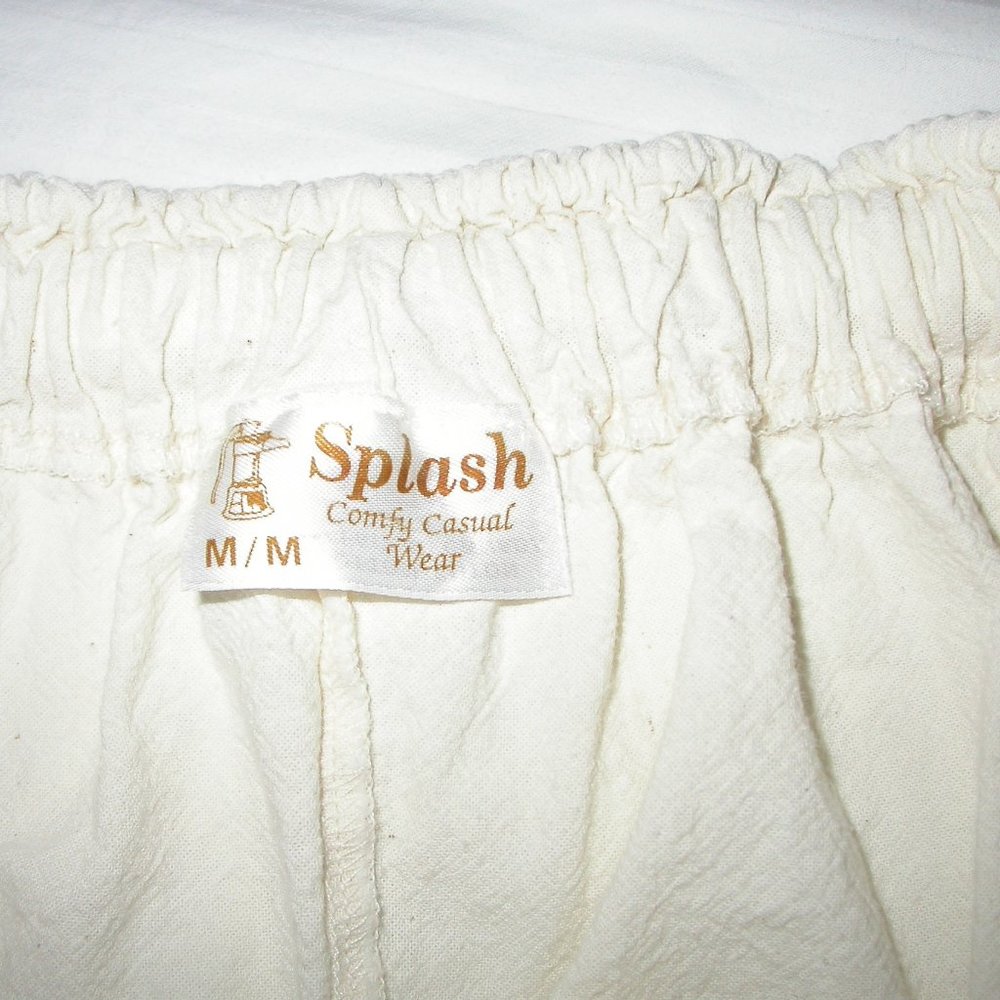 Cream Cotton Jacket and Pant Suit - Picture 9 of 10